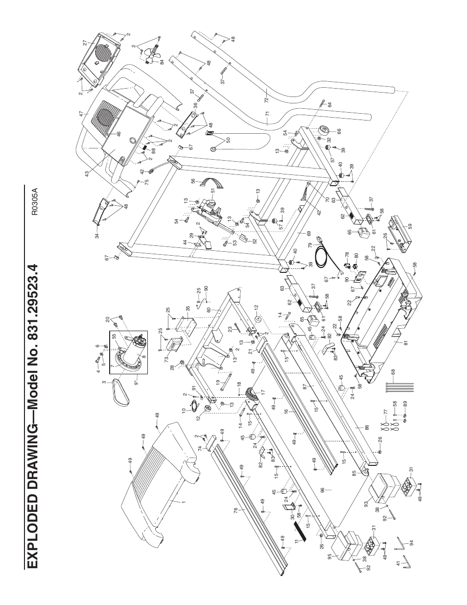 R0 3 0 5 a | ProForm 831.29523.4 User Manual | Page 21 / 22