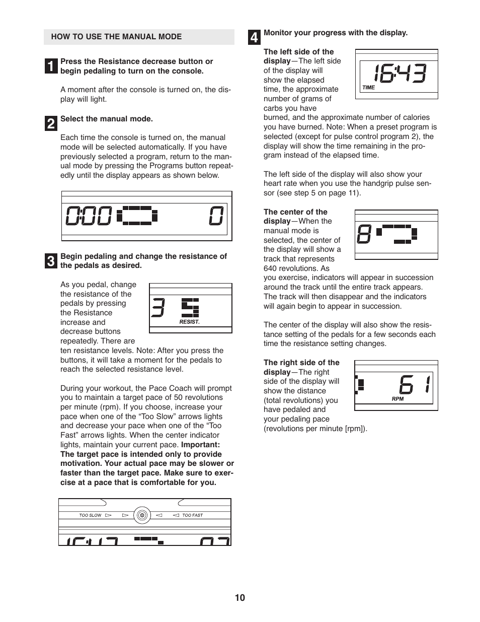 ProForm XP 115 831.28643.0 User Manual | Page 10 / 20