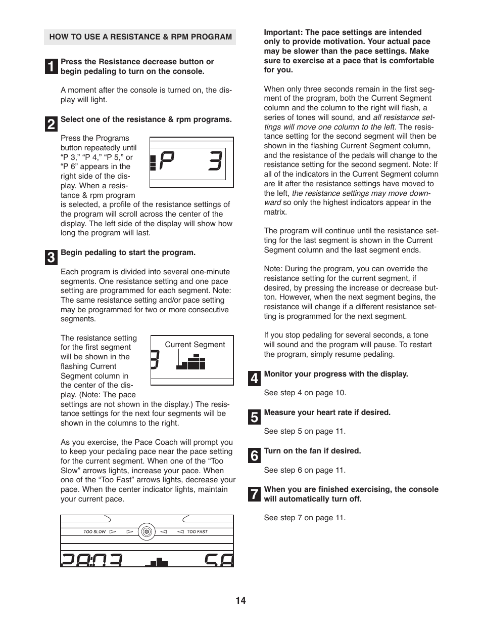 ProForm XP 115 831.28643.0 User Manual | Page 14 / 20