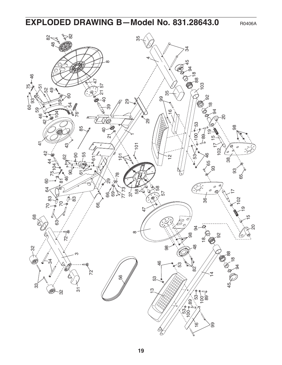 ProForm XP 115 831.28643.0 User Manual | Page 19 / 20