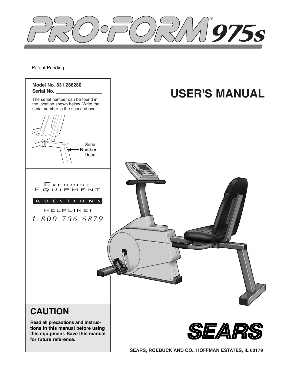 ProForm 831.288280 User Manual | 16 pages