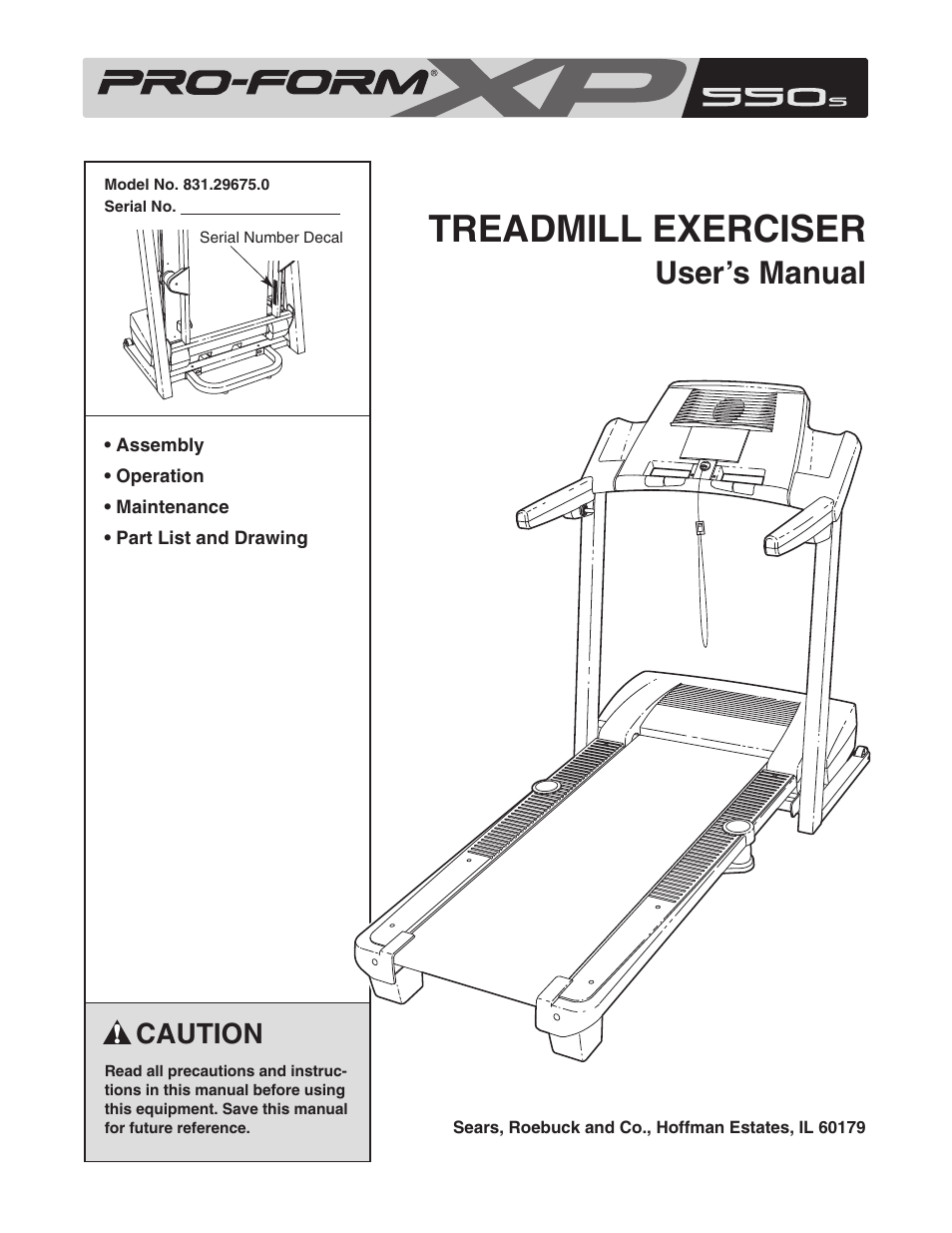 ProForm 831.29675.0 User Manual | 30 pages