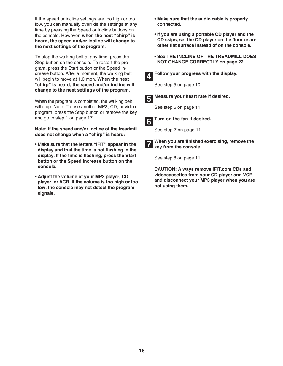 ProForm 831.29675.0 User Manual | Page 18 / 30