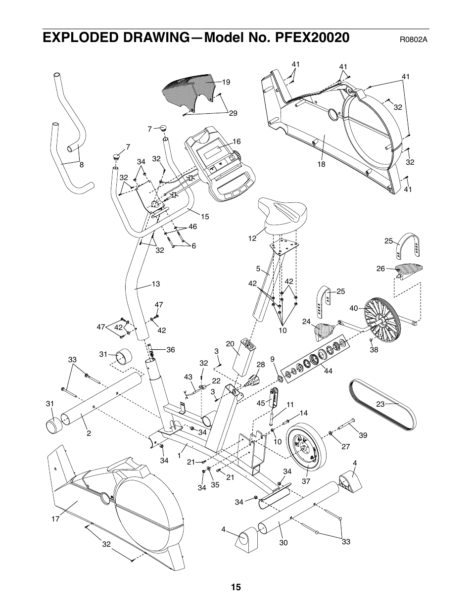 ProForm PFEX20020 User Manual | Page 15 / 16