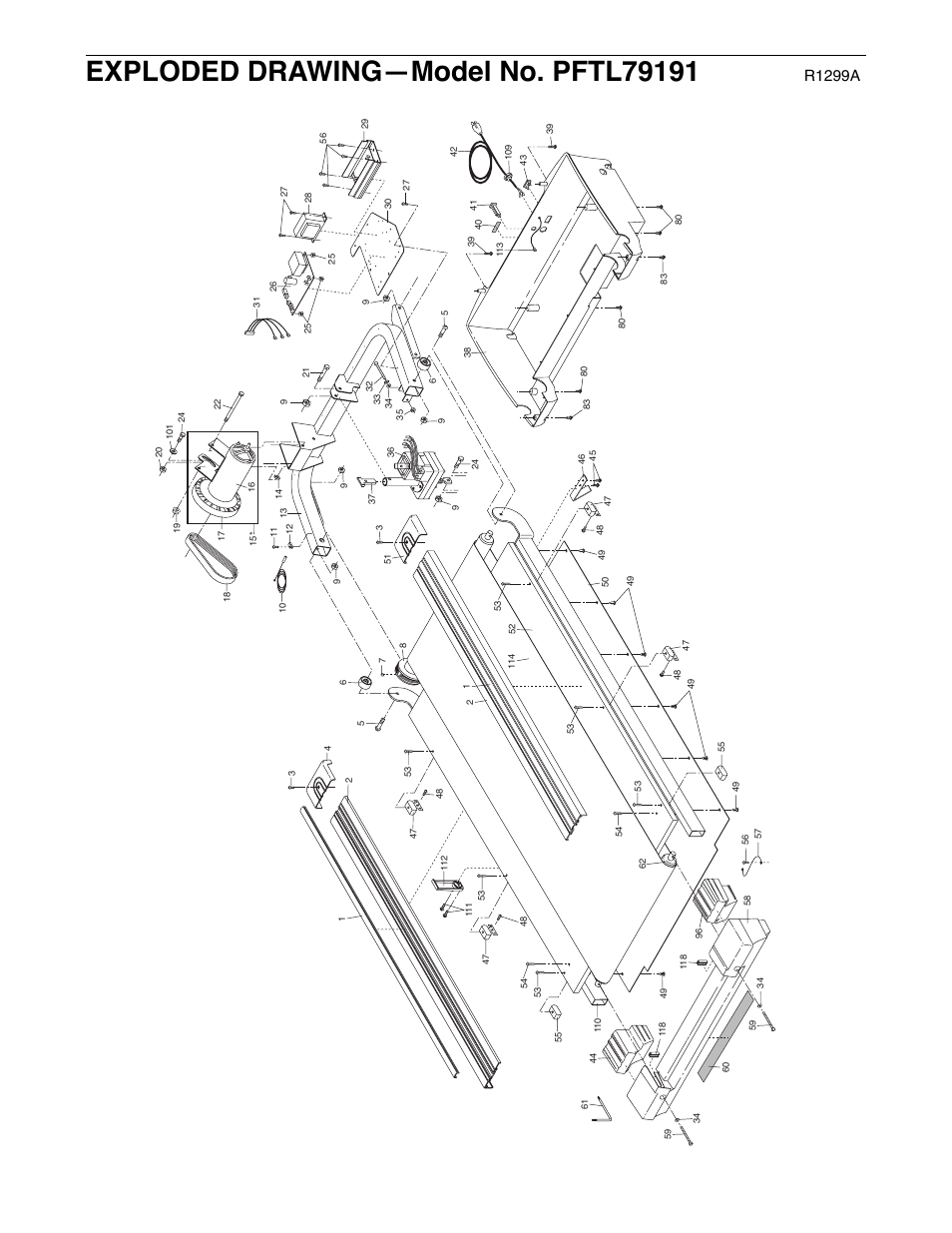 R1299a | ProForm PFTL79191 User Manual | Page 24 / 26