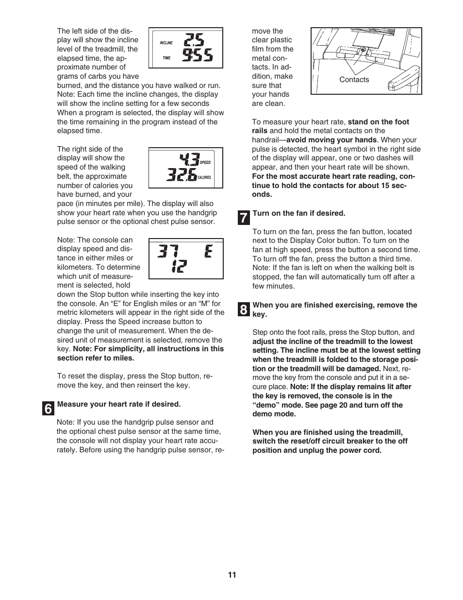 ProForm XP 550E 831.29605.2 User Manual | Page 11 / 30