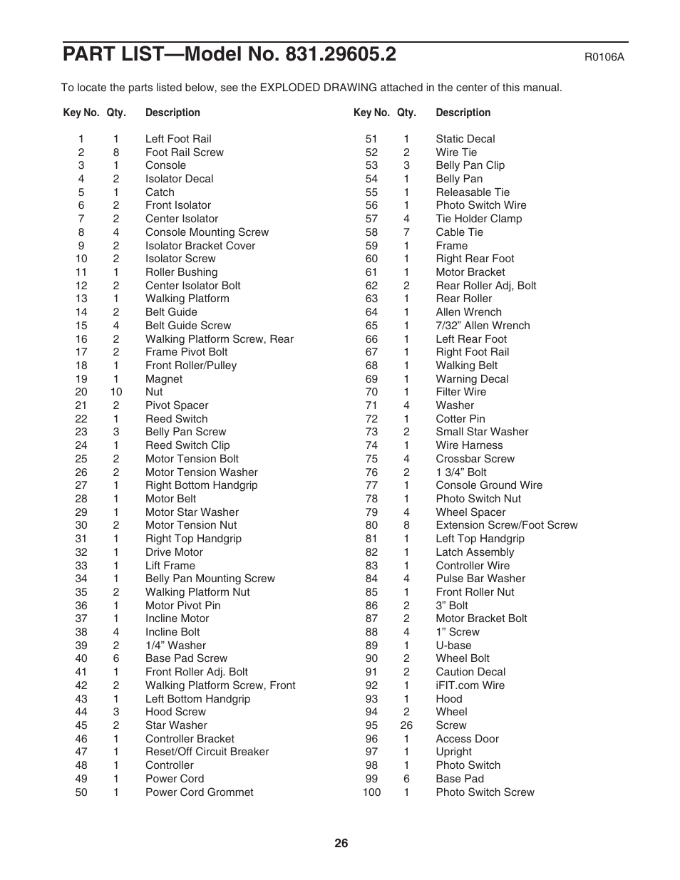 ProForm XP 550E 831.29605.2 User Manual | Page 26 / 30