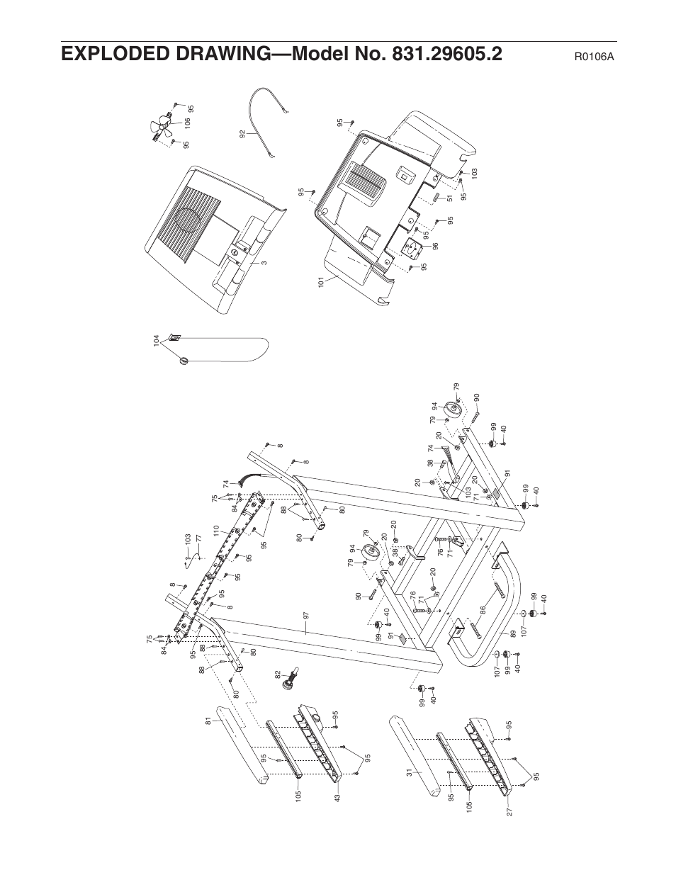 R0106a | ProForm XP 550E 831.29605.2 User Manual | Page 29 / 30