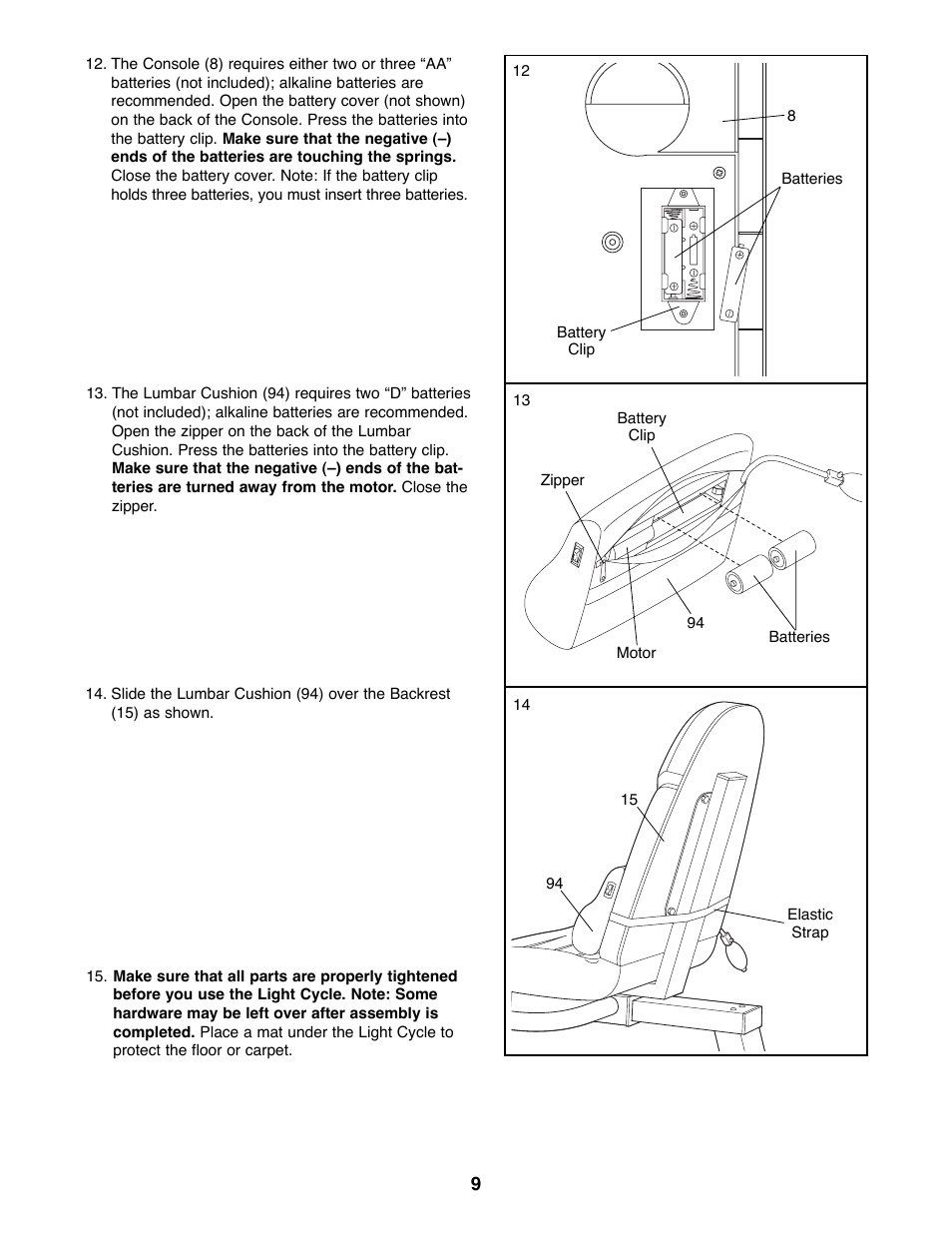 ProForm PFRX35390 User Manual | Page 9 / 18