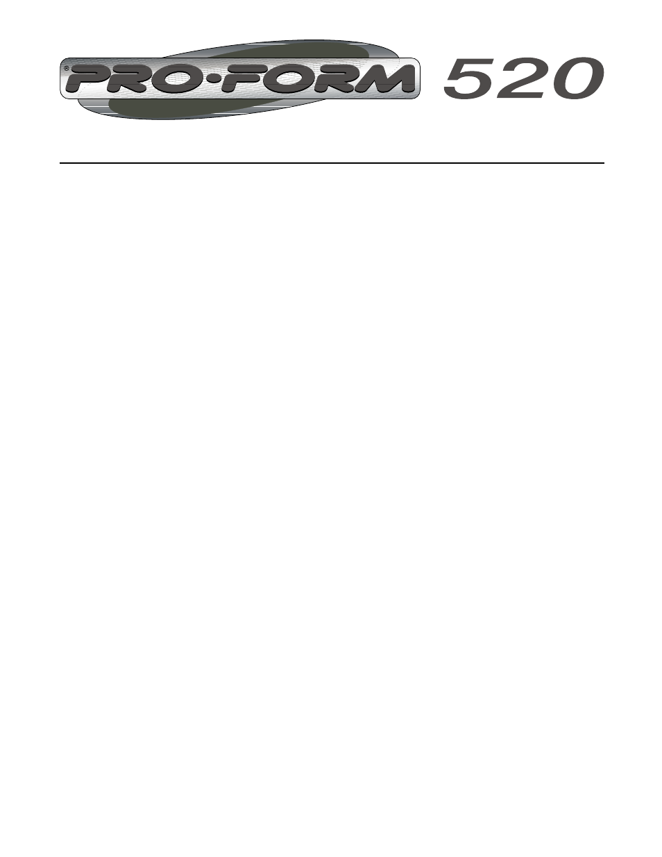 ProForm 520 PFTL59020 User Manual | Page 2 / 31