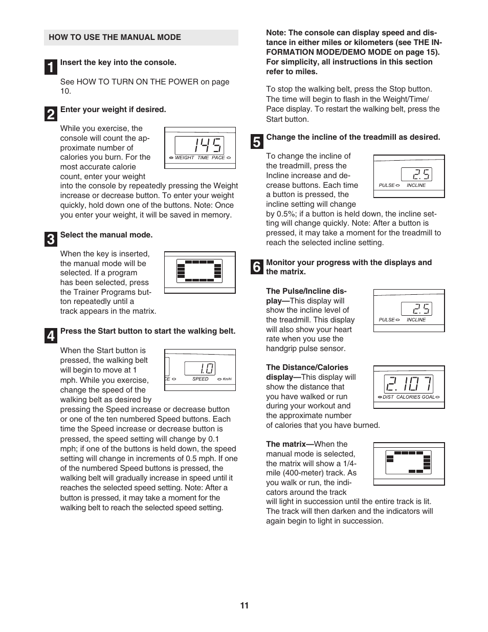 ProForm 450 PFTL41105.0 User Manual | Page 11 / 22