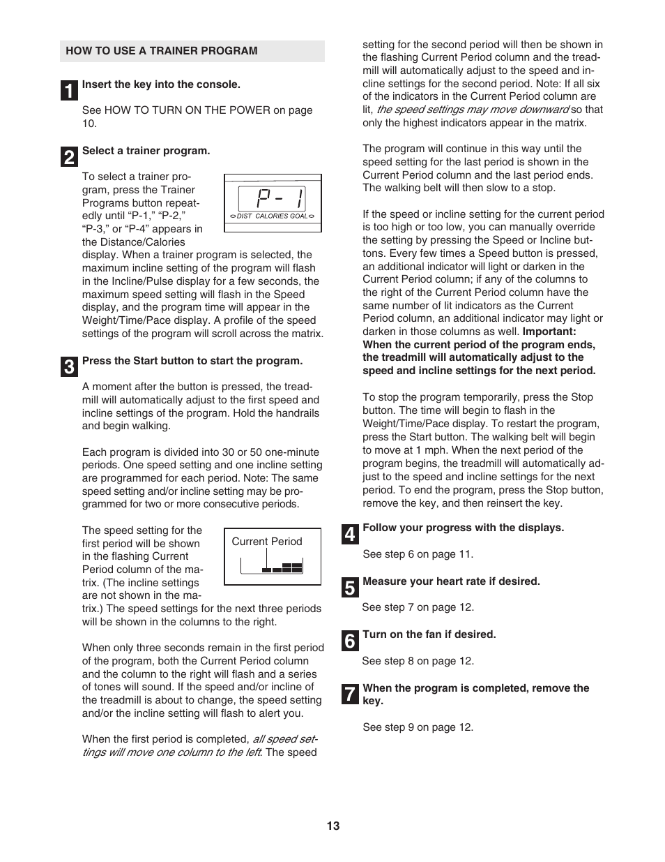 ProForm 450 PFTL41105.0 User Manual | Page 13 / 22