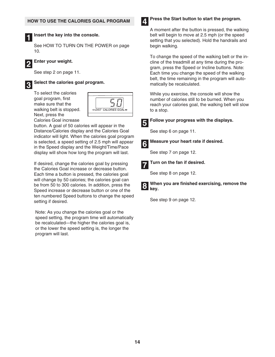 ProForm 450 PFTL41105.0 User Manual | Page 14 / 22