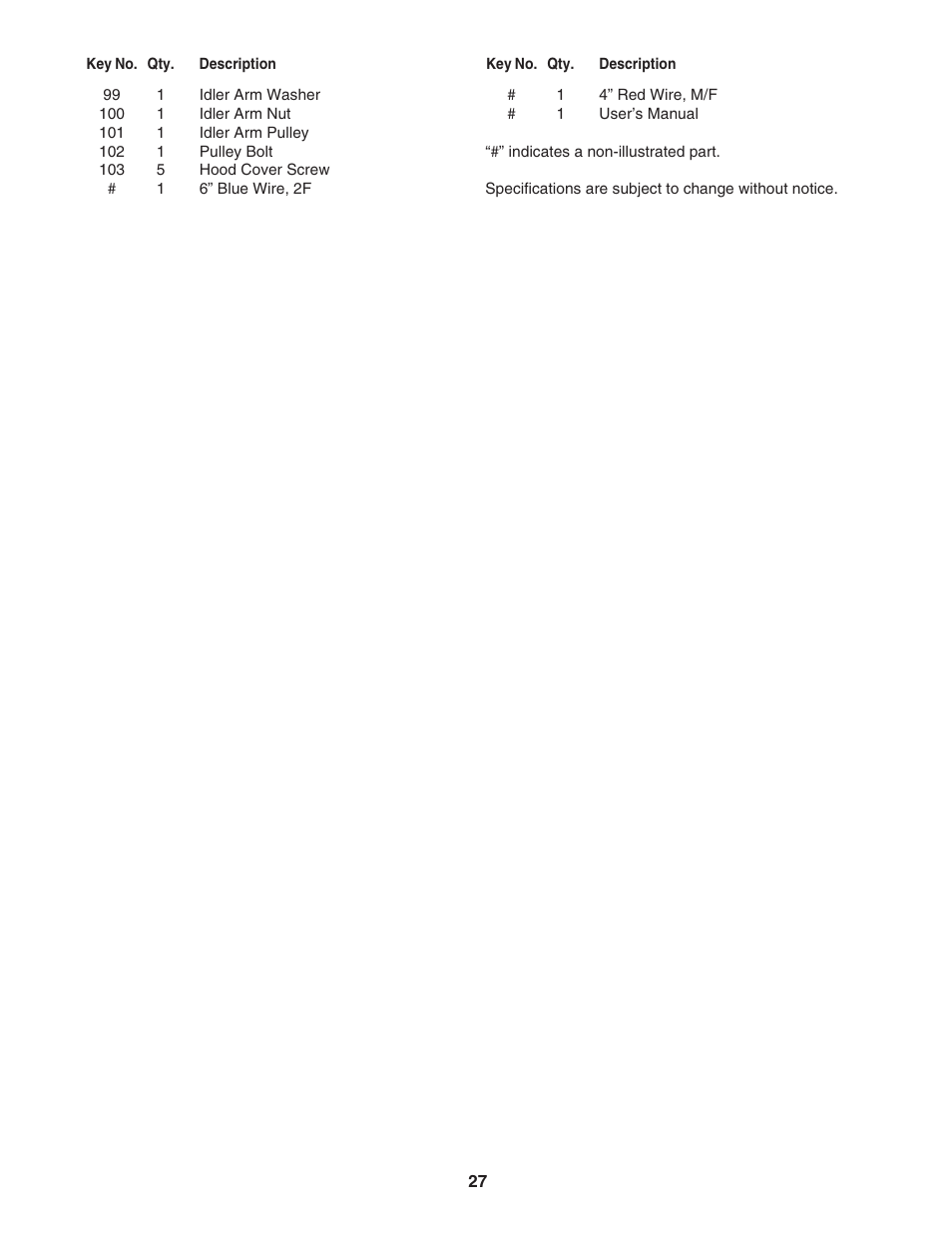 ProForm PFTL73105.1 User Manual | Page 27 / 30