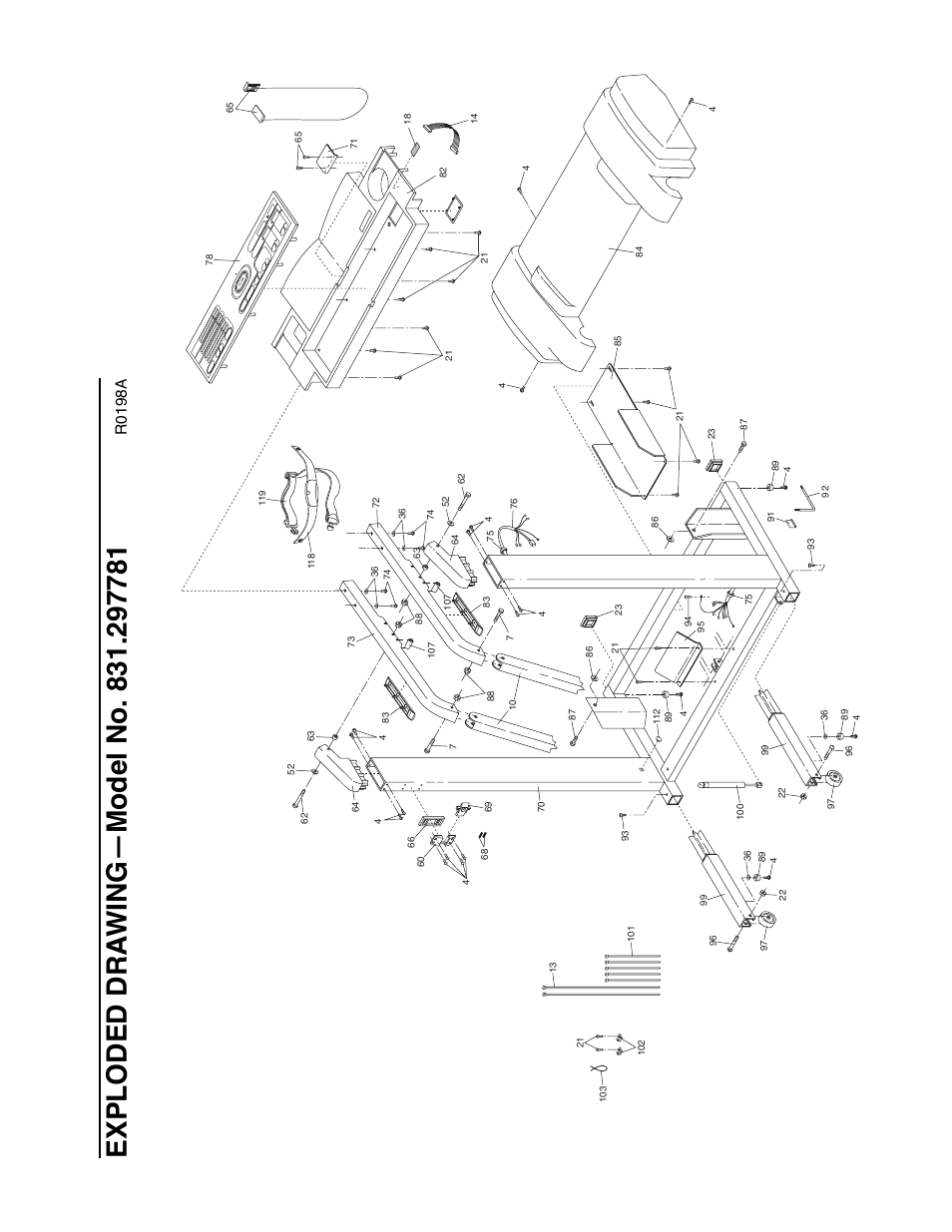R0198a | ProForm 831.297781 User Manual | Page 29 / 30