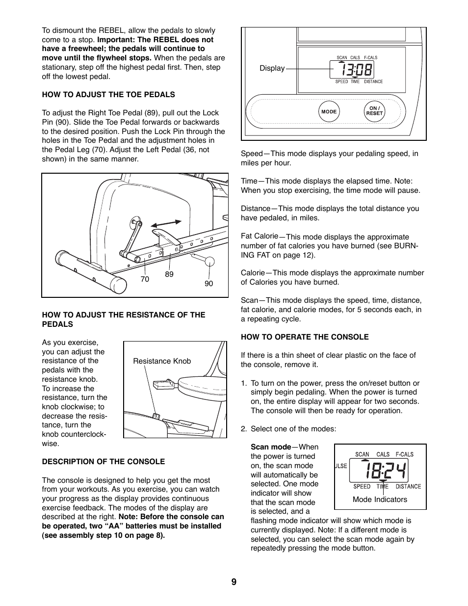 ProForm 831.285872 User Manual | Page 9 / 16