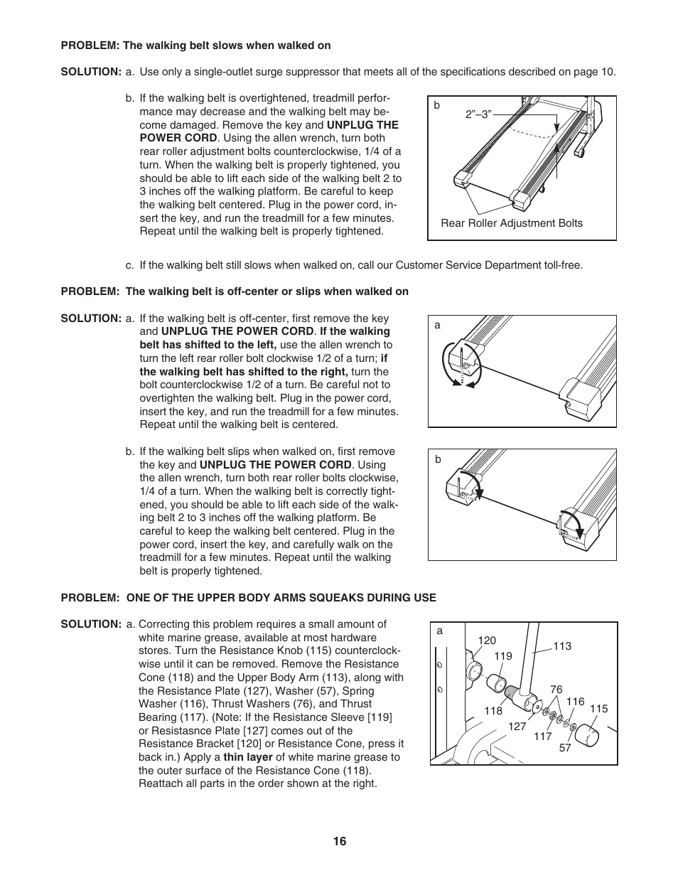 ProForm Crosswalk PFTL311340 User Manual | Page 16 / 22