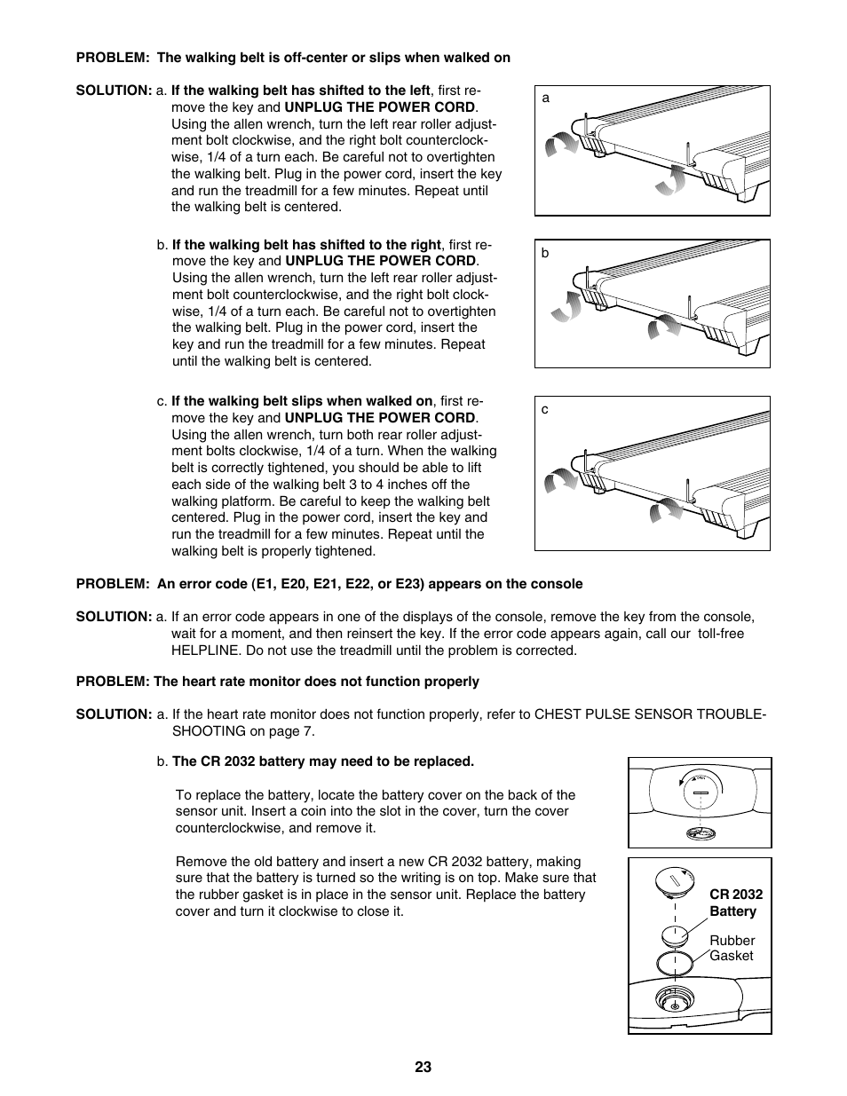 ProForm 795 User Manual | Page 23 / 30