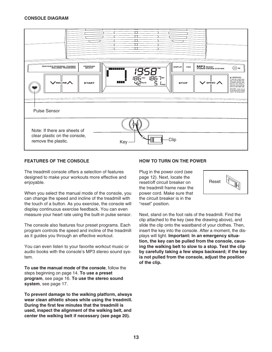 ProForm AT 500 PFTL49906.0 User Manual | Page 13 / 28