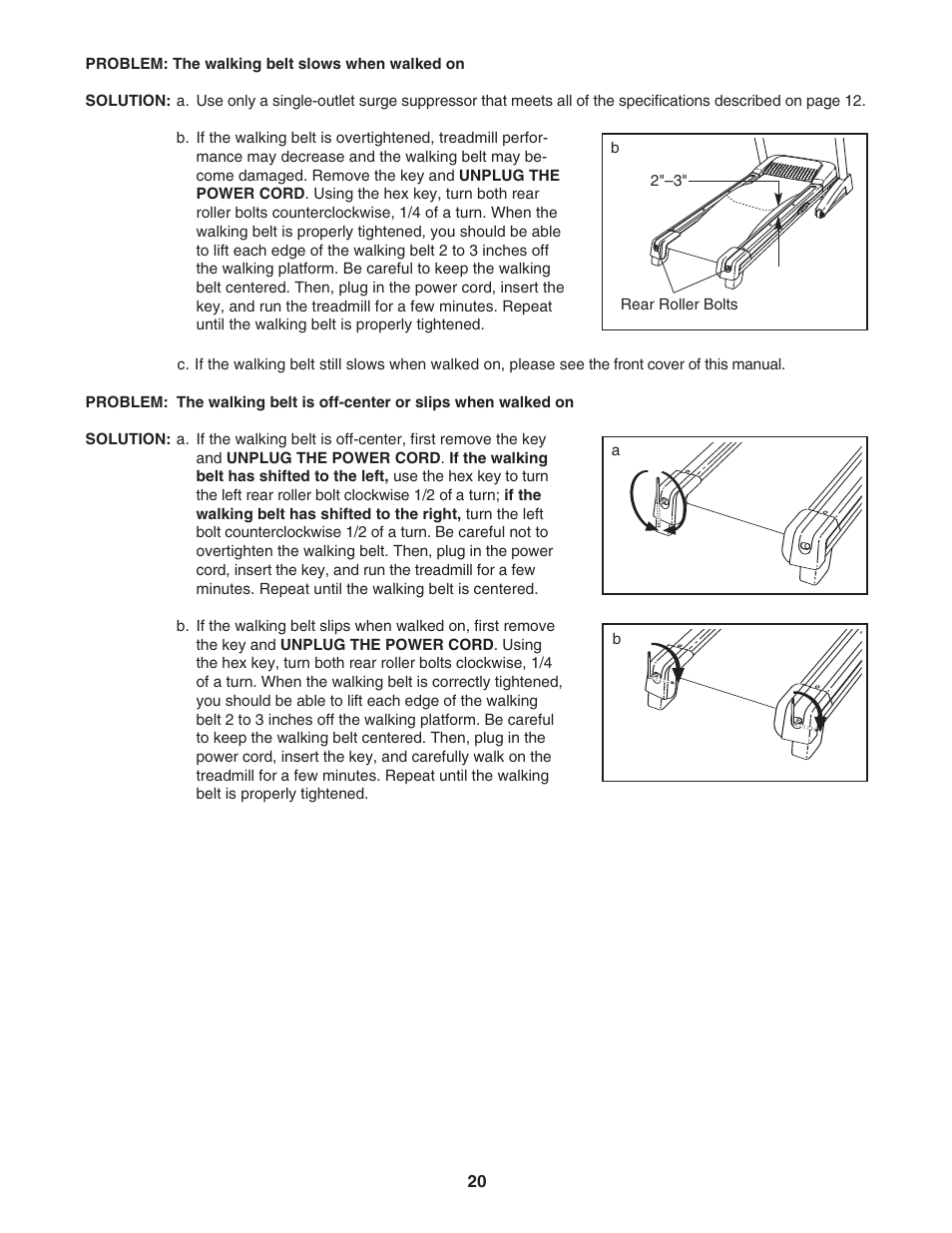 ProForm AT 500 PFTL49906.0 User Manual | Page 20 / 28