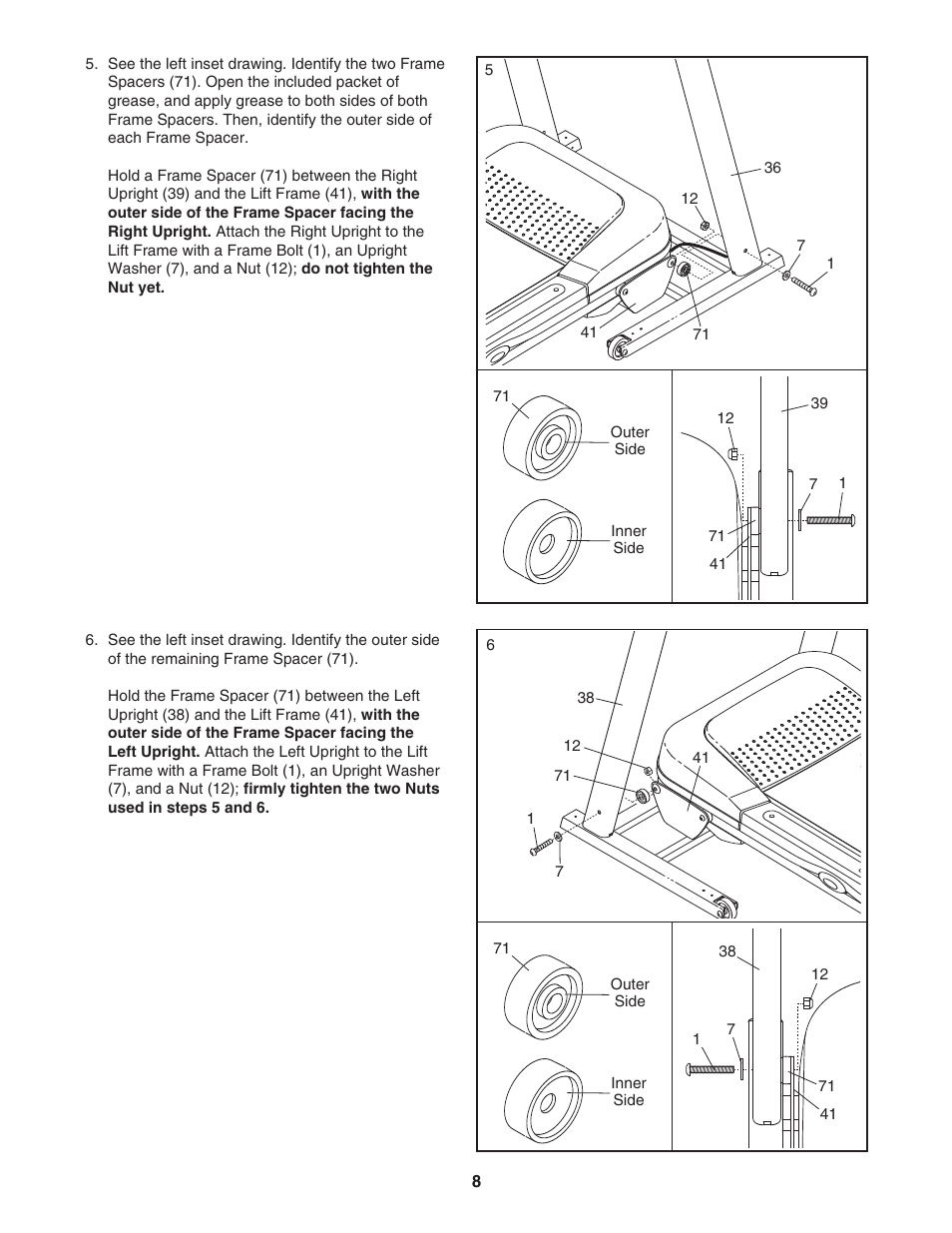 ProForm AT 500 PFTL49906.0 User Manual | Page 8 / 28