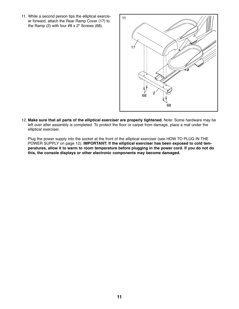 ProForm 800 PFEL57907.0 User Manual | Page 11 / 24