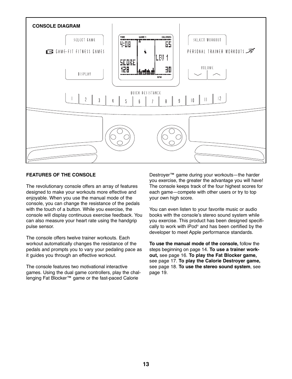 ProForm 800 PFEL57907.0 User Manual | Page 13 / 24