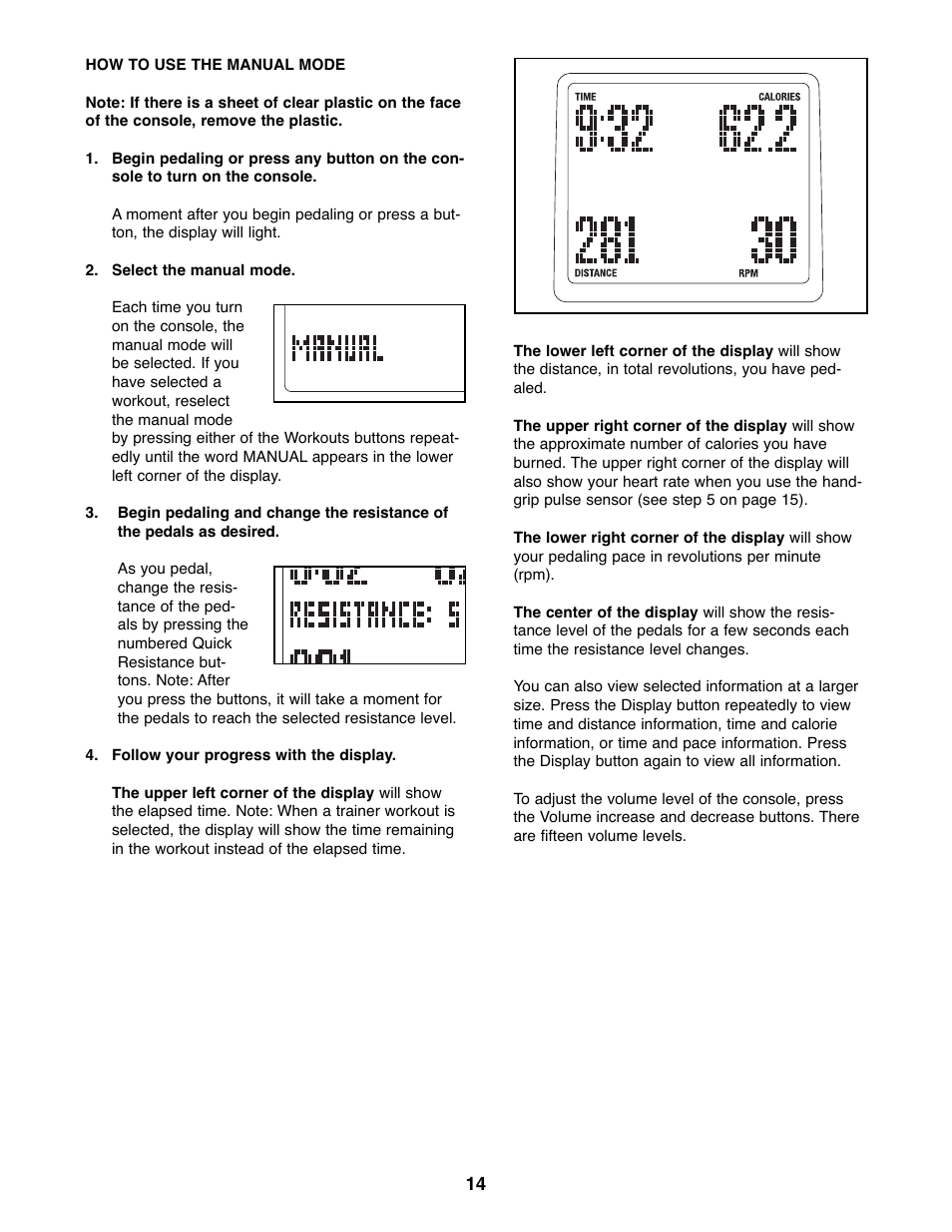 ProForm 800 PFEL57907.0 User Manual | Page 14 / 24