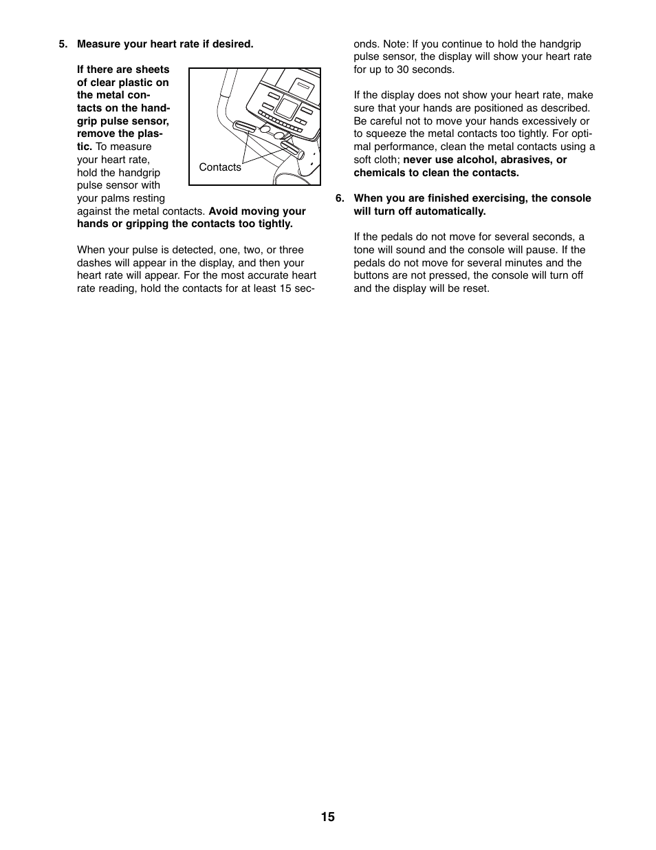 ProForm 800 PFEL57907.0 User Manual | Page 15 / 24