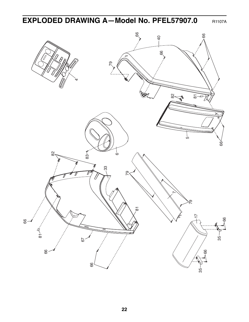 ProForm 800 PFEL57907.0 User Manual | Page 22 / 24