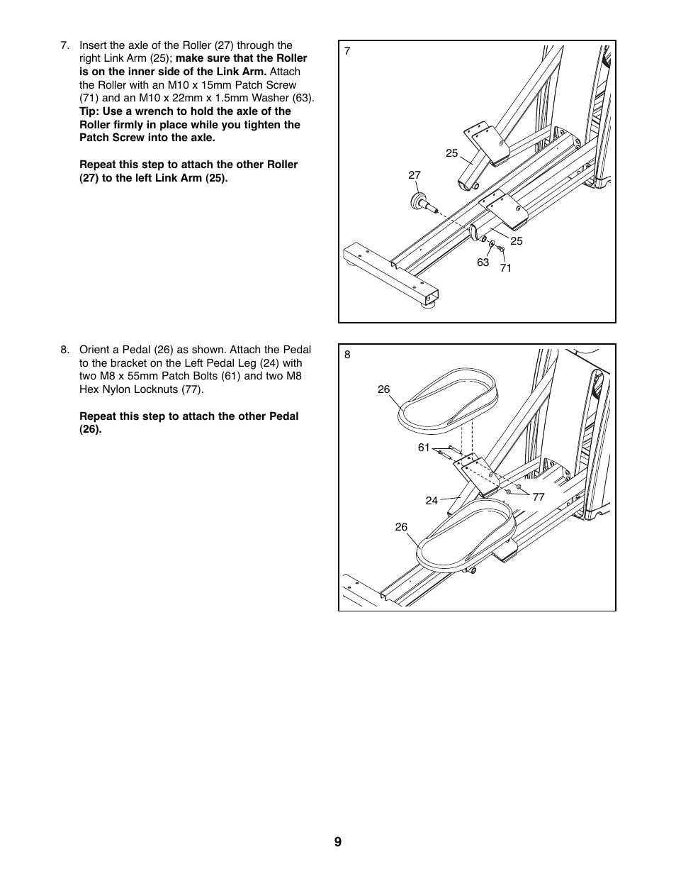 ProForm 800 PFEL57907.0 User Manual | Page 9 / 24