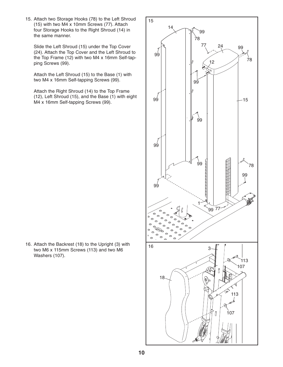 ProForm Fusion PFSY6806.0 User Manual | Page 10 / 24