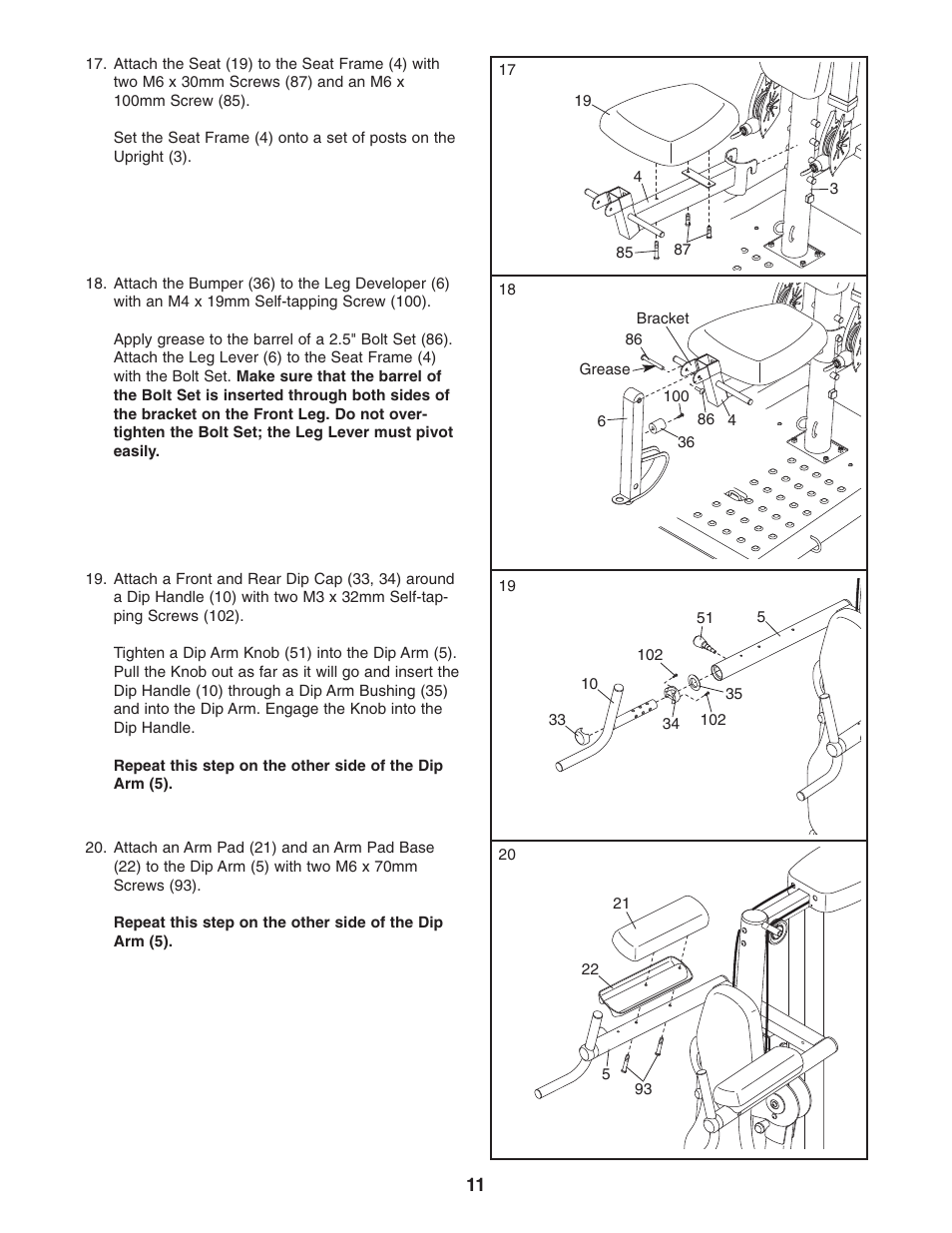 ProForm Fusion PFSY6806.0 User Manual | Page 11 / 24