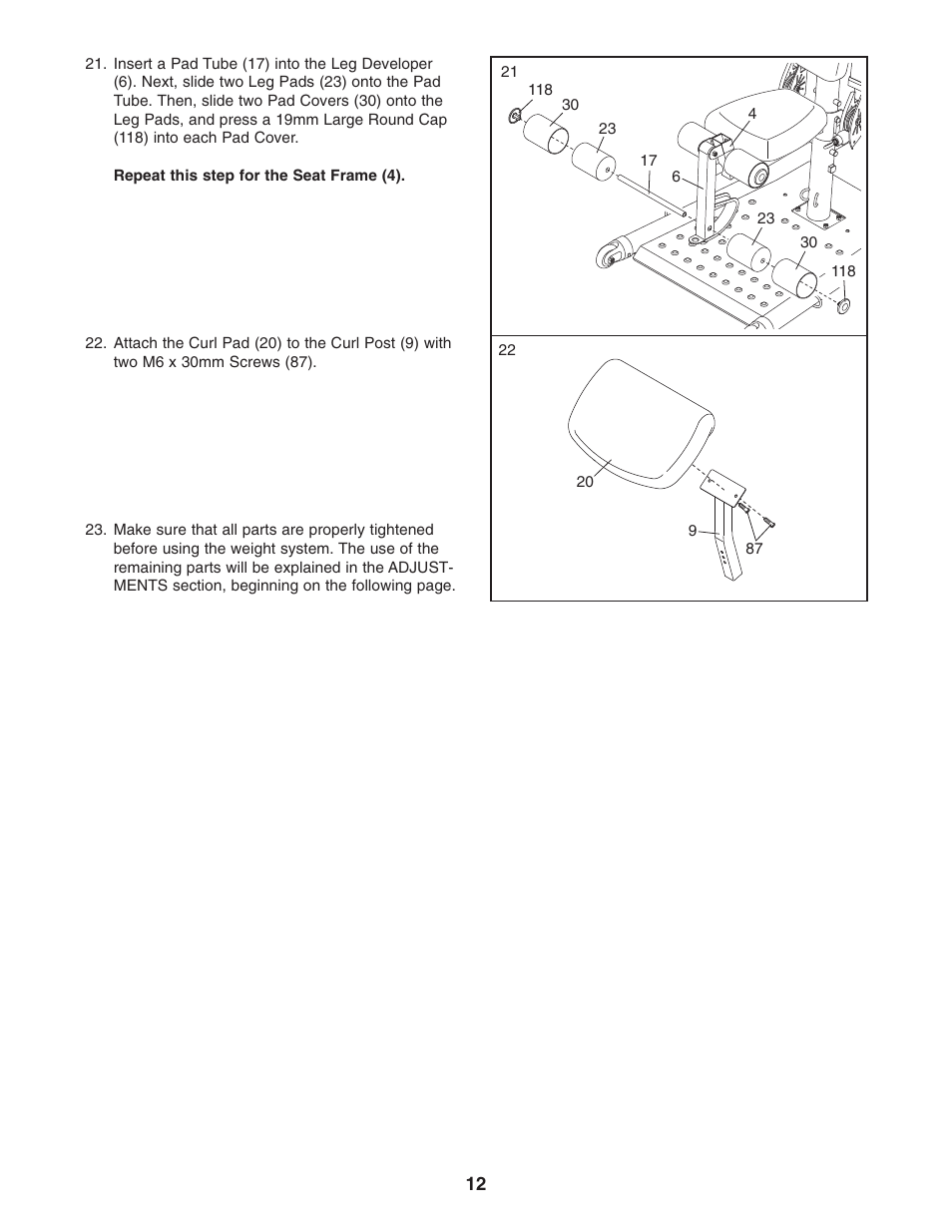 ProForm Fusion PFSY6806.0 User Manual | Page 12 / 24