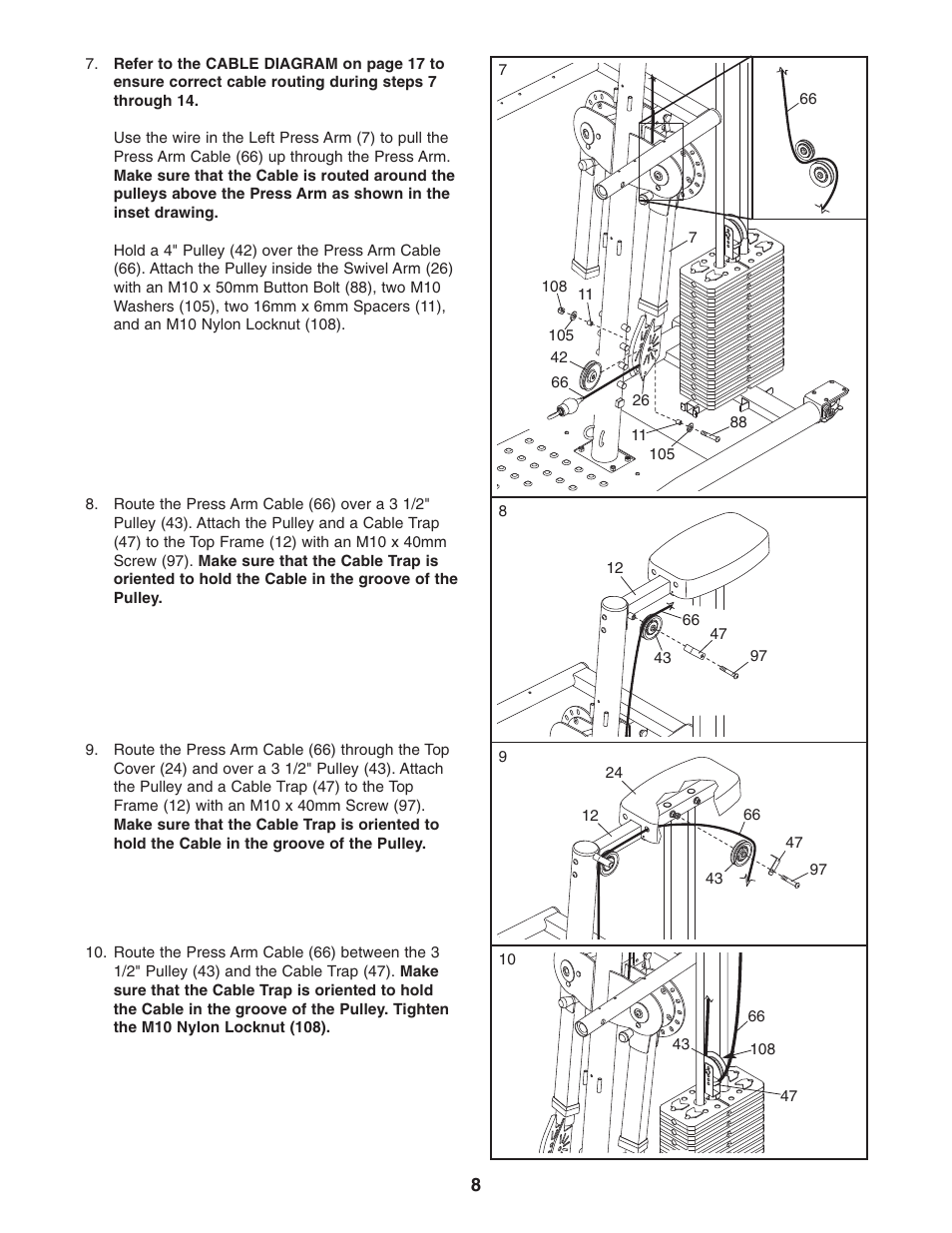 ProForm Fusion PFSY6806.0 User Manual | Page 8 / 24