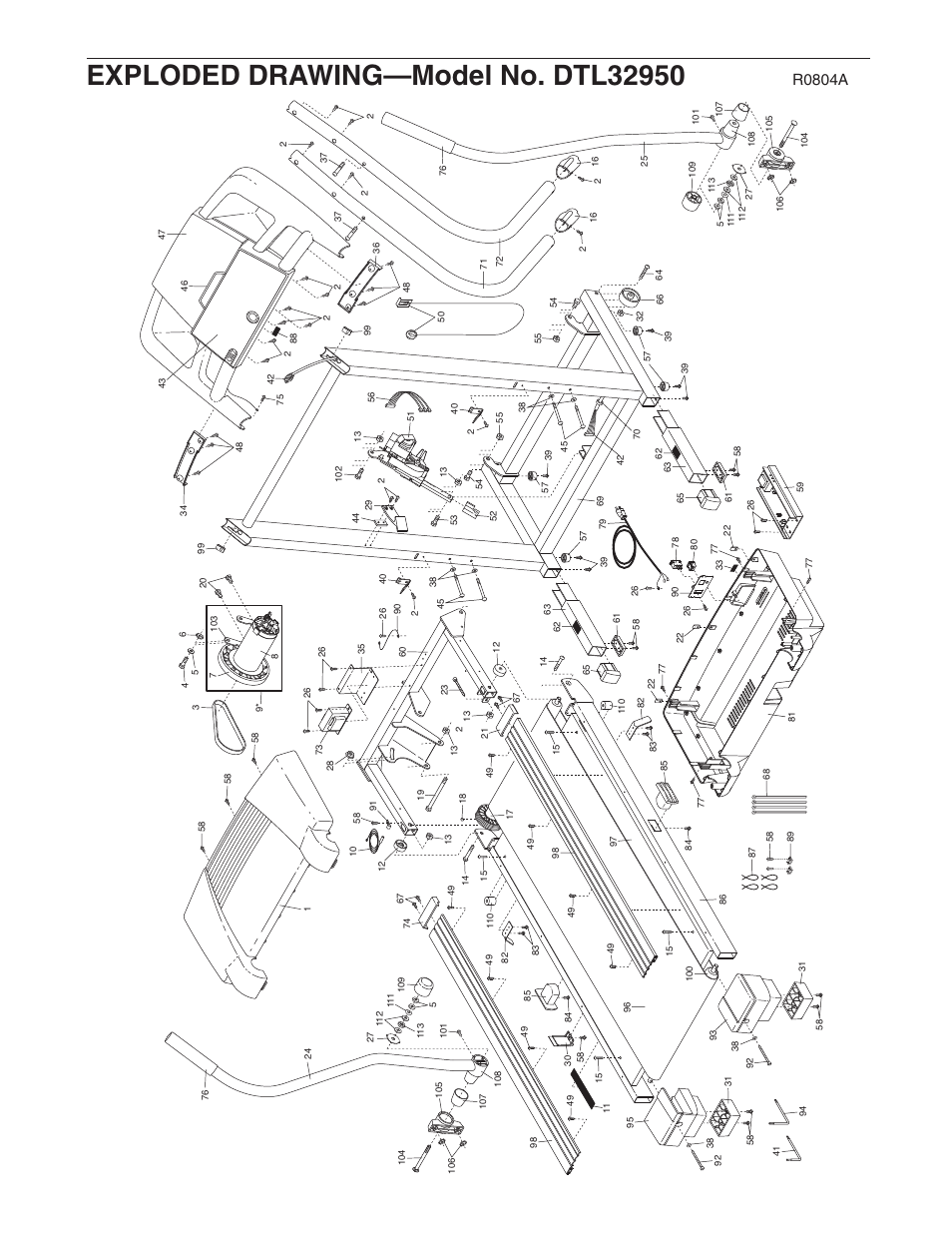 R0804a | ProForm CrossWalk DTL32950 User Manual | Page 21 / 22