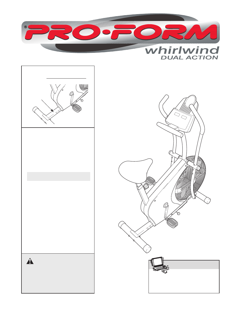 ProForm PFCCEX25122 User Manual | 16 pages