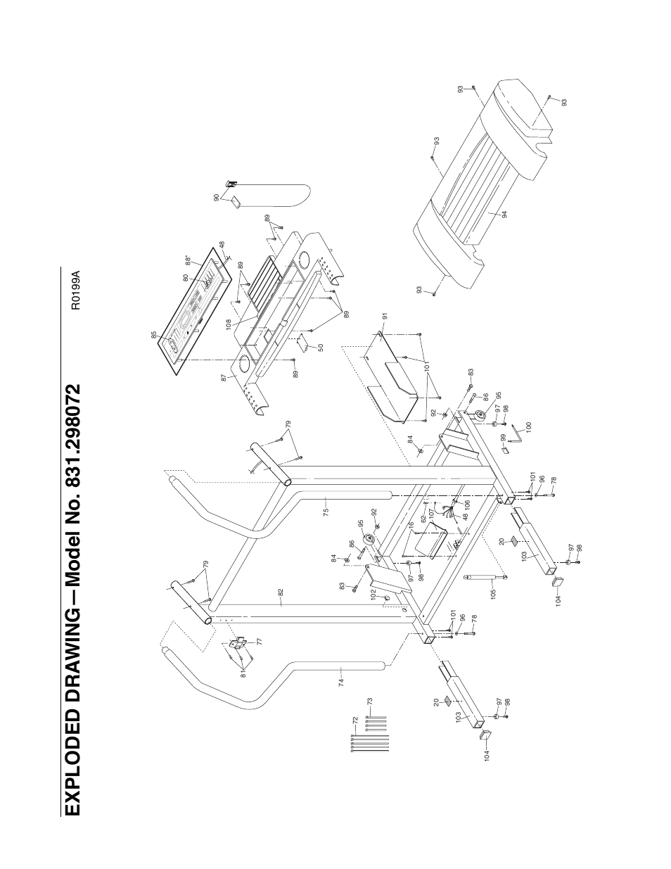 R0199a | ProForm 831.298072 User Manual | Page 17 / 18