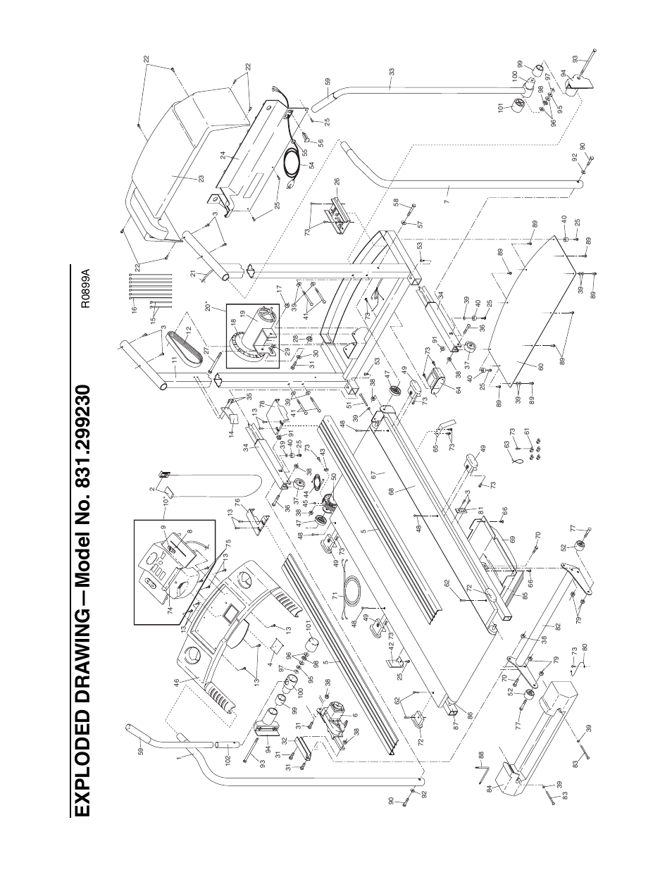 R0899a | ProForm 831.299230 User Manual | Page 17 / 18