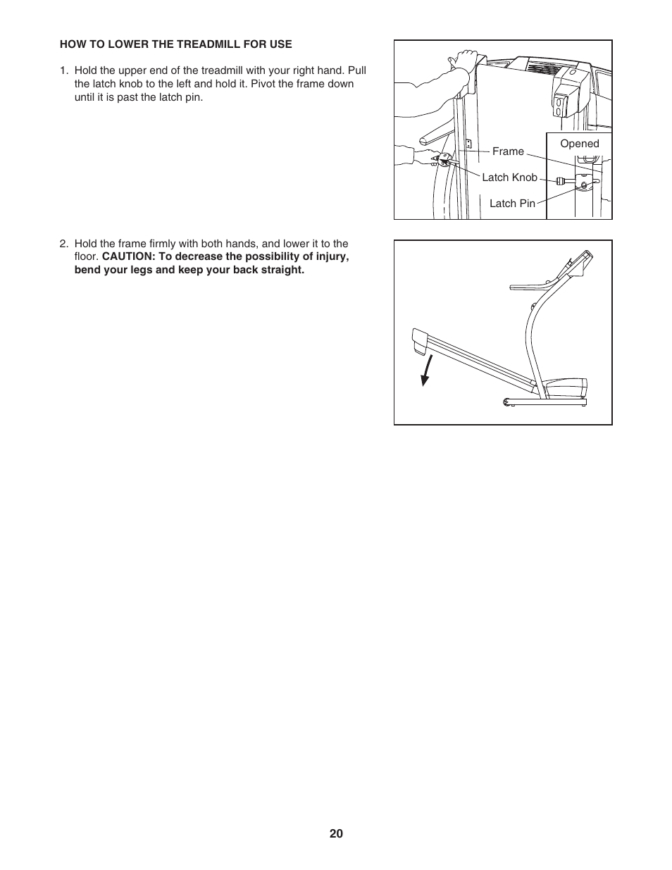 ProForm C500 PFTL57105.2 User Manual | Page 20 / 30