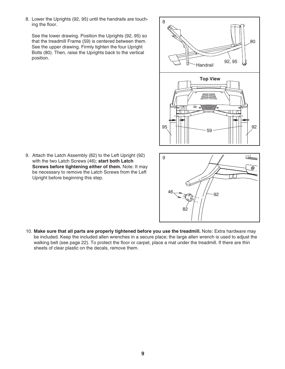 ProForm C500 PFTL57105.2 User Manual | Page 9 / 30