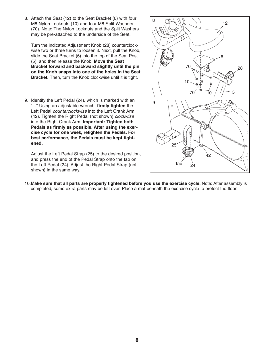 ProForm PFEX17932 User Manual | Page 8 / 24