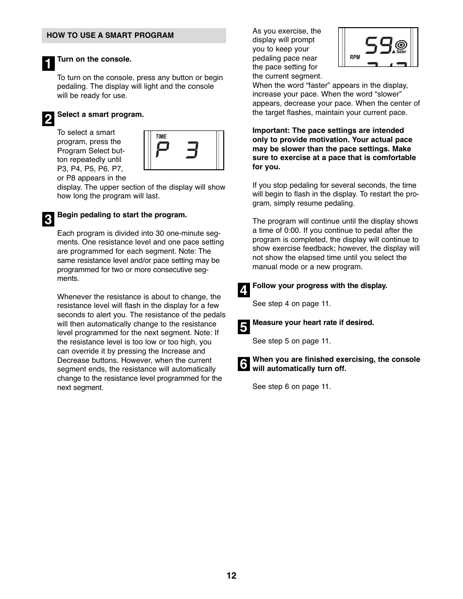 ProForm PFEVEL2786.0 User Manual | Page 12 / 24