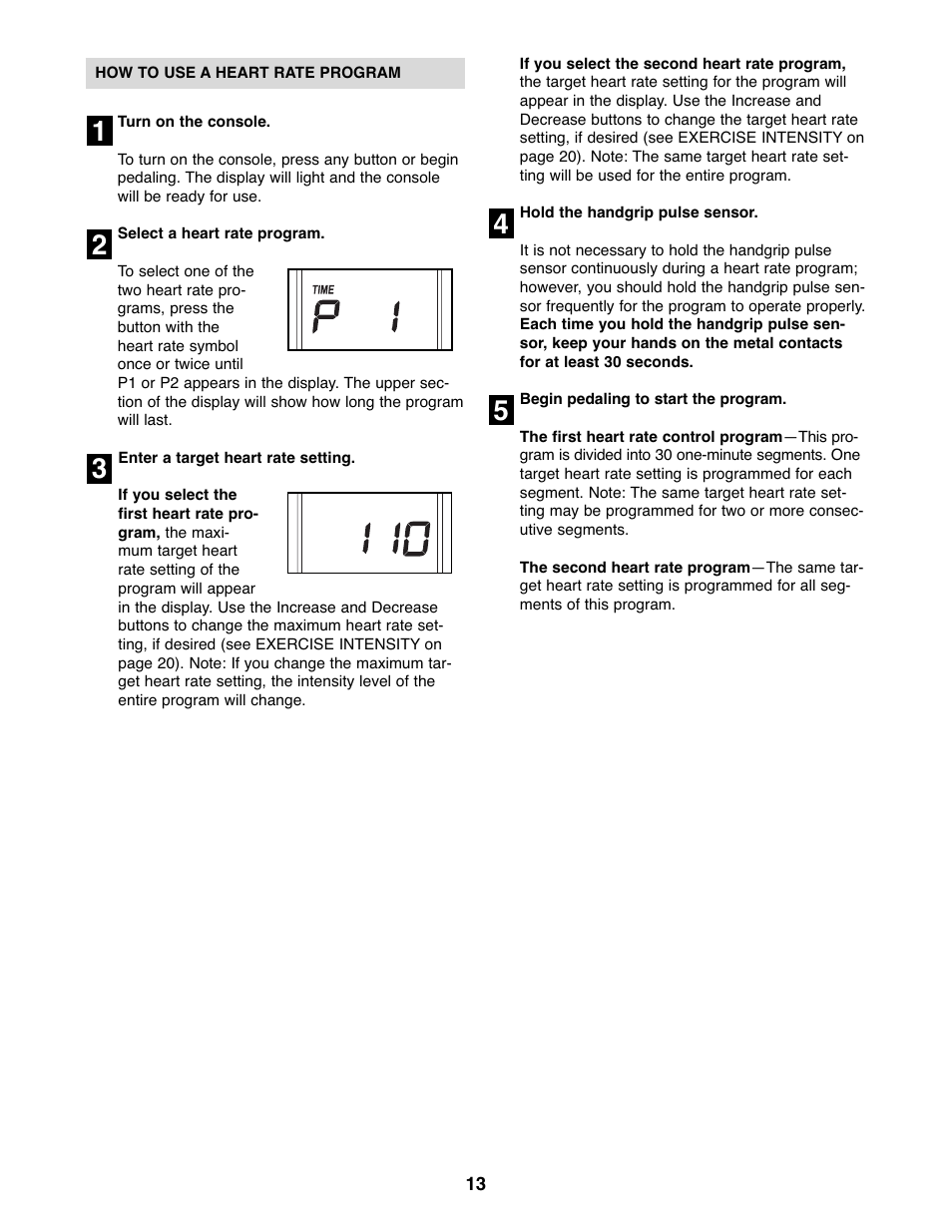 ProForm PFEVEL2786.0 User Manual | Page 13 / 24
