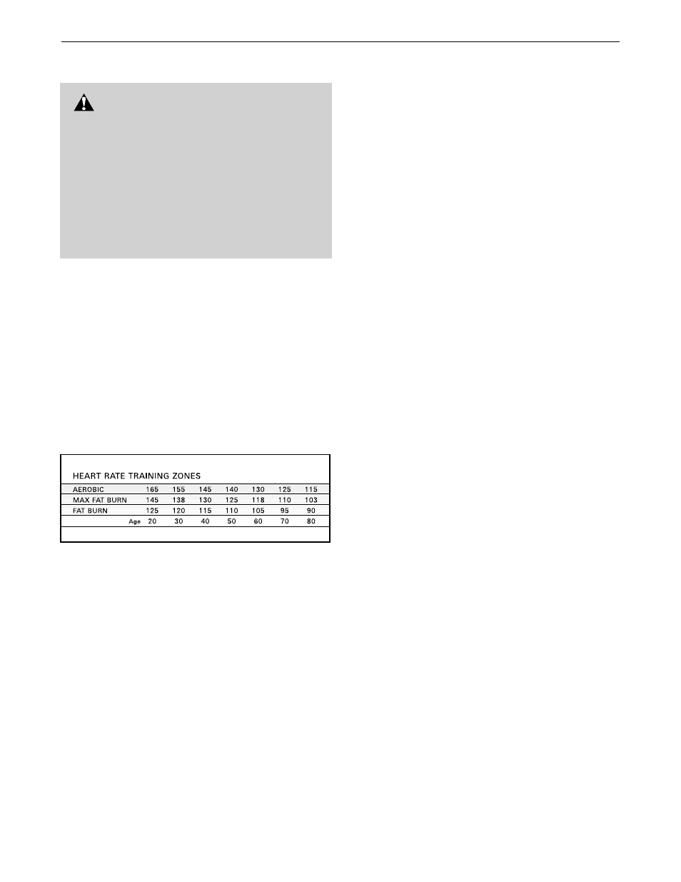 Conditioning guidelines, Warning | ProForm 831.291760 User Manual | Page 25 / 31