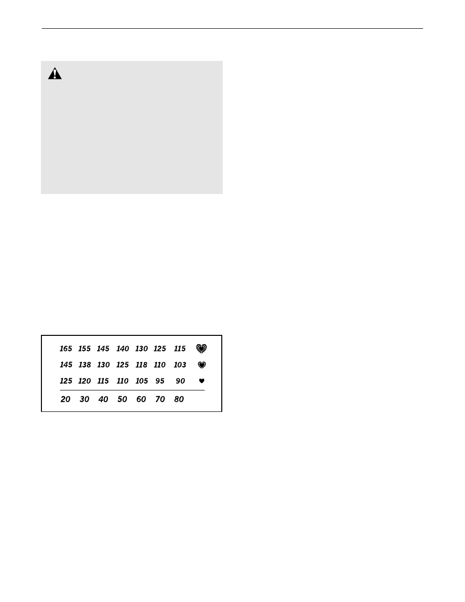 Conditioning guidelines, Warning | ProForm 650 831.285370 User Manual | Page 13 / 16