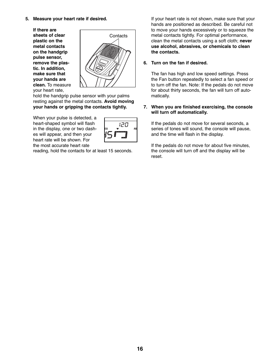 ProForm 831.23743.1 User Manual | Page 16 / 28