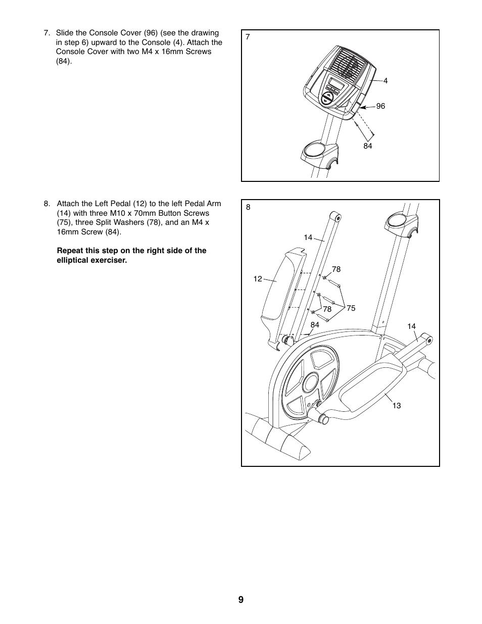 ProForm 831.23743.1 User Manual | Page 9 / 28