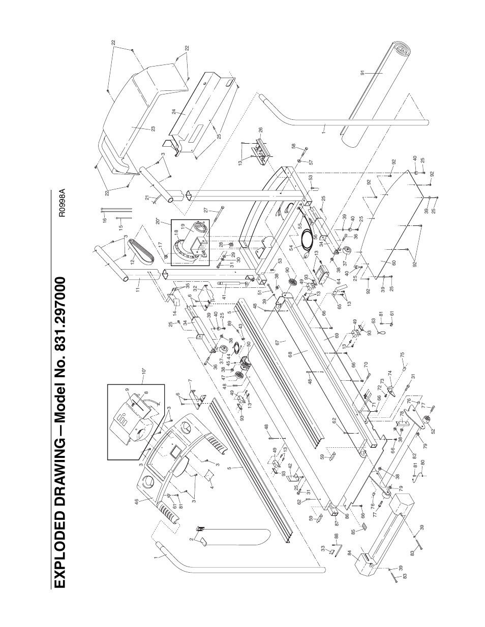 R0998a | ProForm 831.297000 User Manual | Page 17 / 18