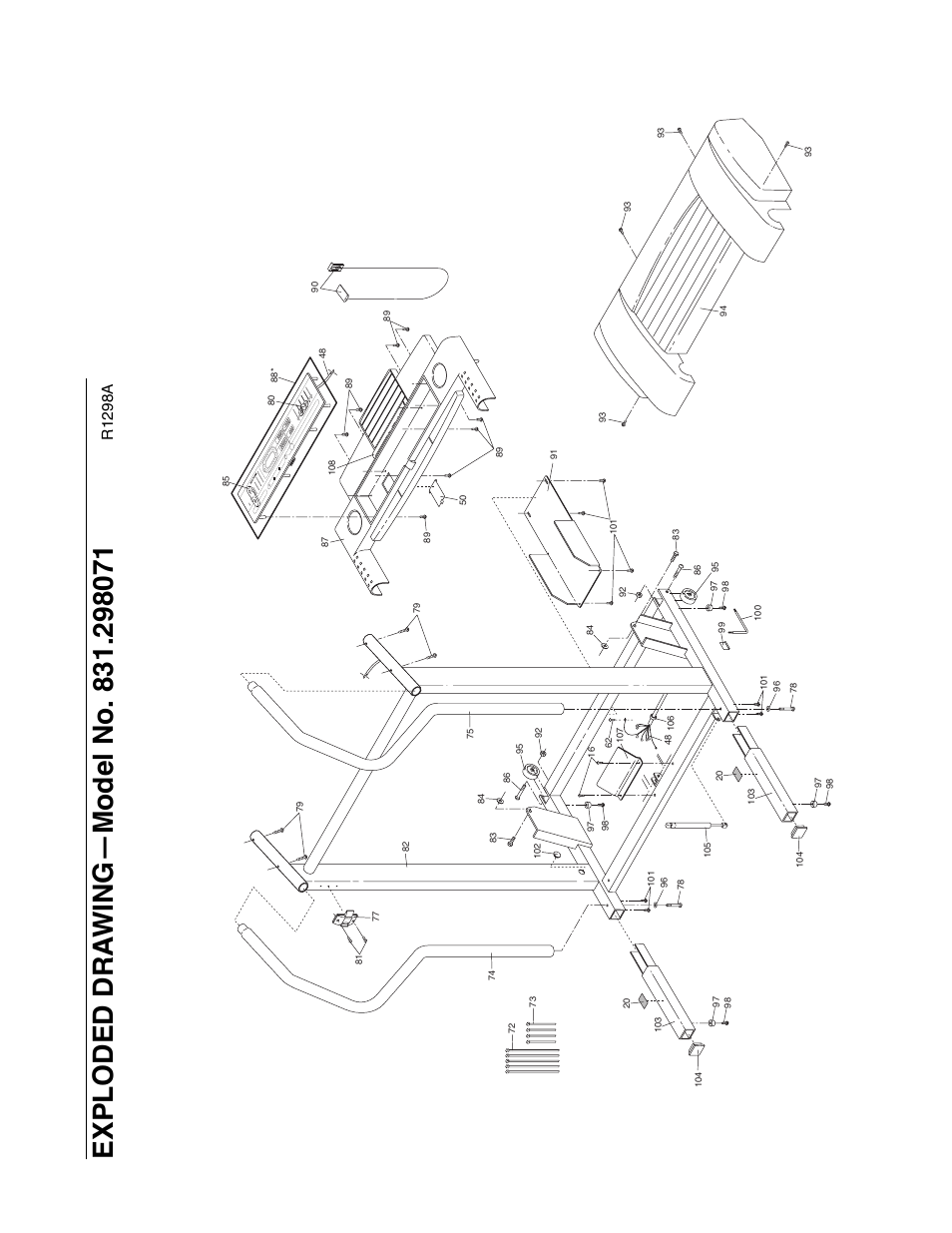 R1298a | ProForm 831.298071 User Manual | Page 17 / 18